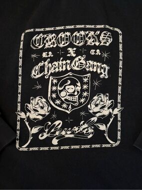 Crooks & Castles Chain Gang Black Hoodie Pullover Size 2XL